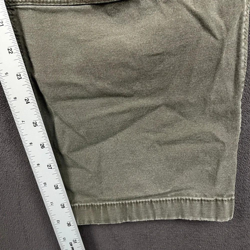 Carhartt Double Front Work Pant Mens 44x32 Green Rugged Flex Relaxed Fit 102802